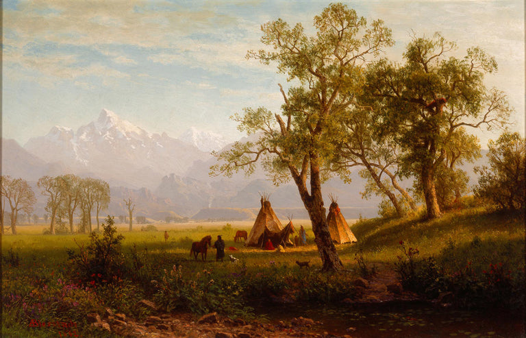 Montagnes de Wind River, territoire du Nebraska - Albert Bierstadt