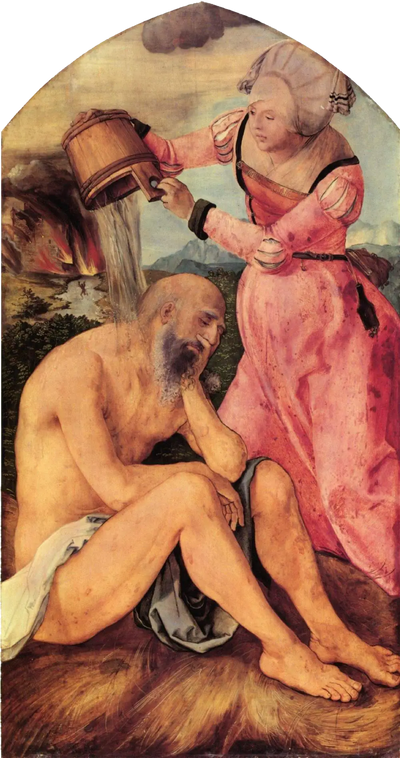 Autel de Jabach: Travail sur le fumier - Albrecht Dürer - Alpha Reproduction