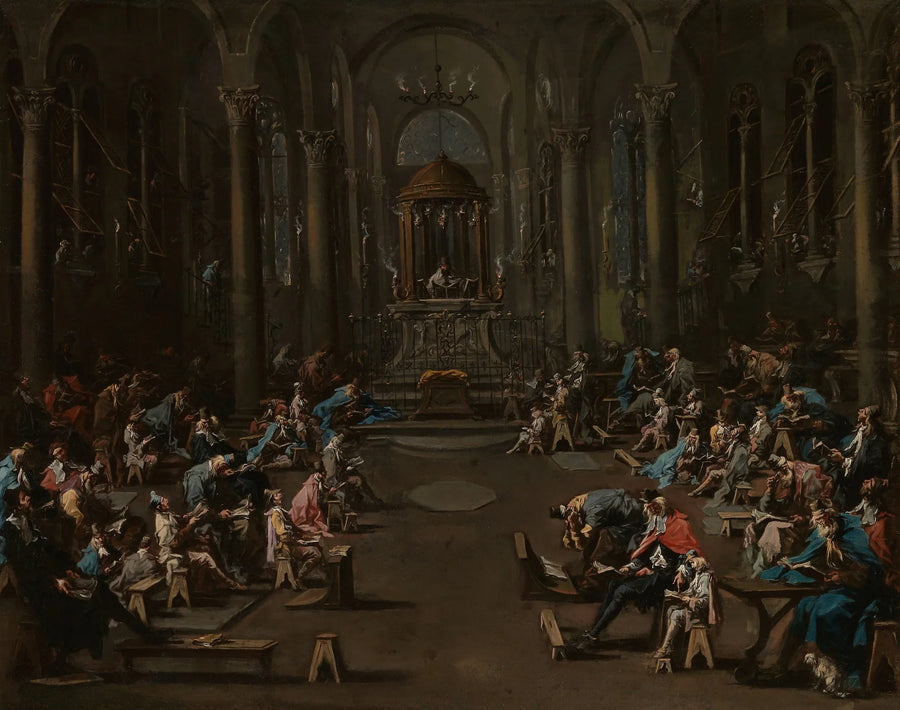 La synagogue - Alessandro Magnasco
