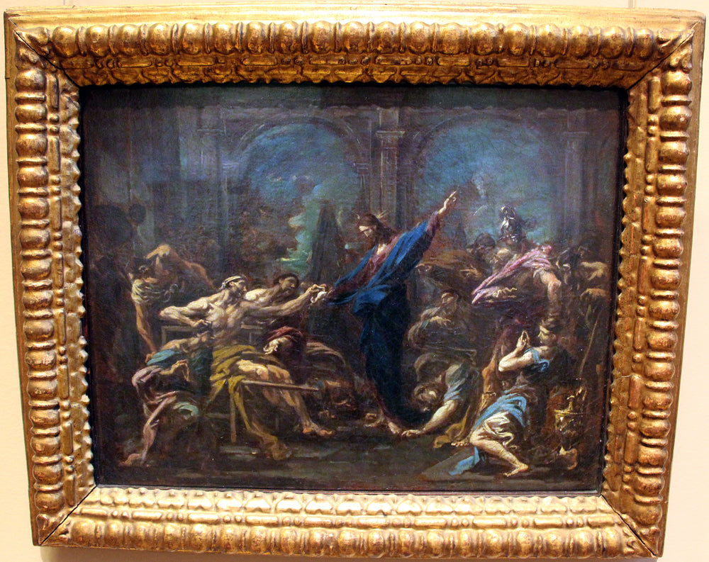 Le Christ guérissant le paralytique - Alessandro Magnasco image 1 copie peinte à la main à l’huile