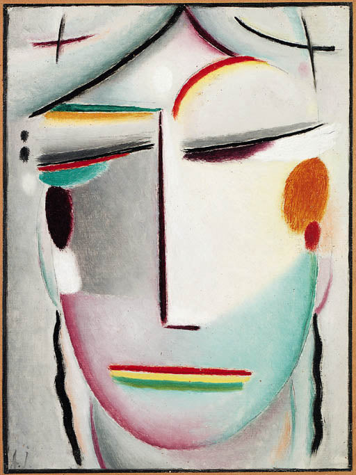 Tête abstraite - Alexej von Jawlensky