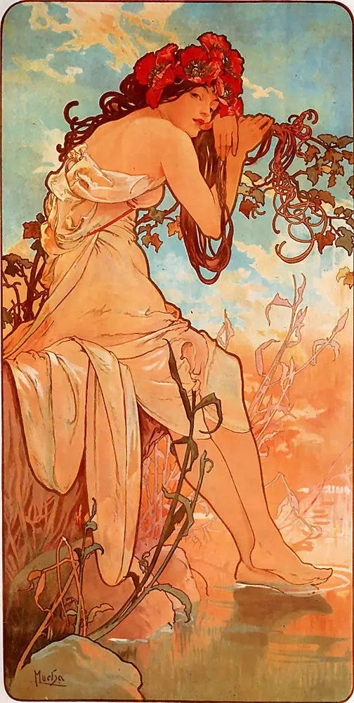 Été - Alphonse Mucha - Alpha Reproduction