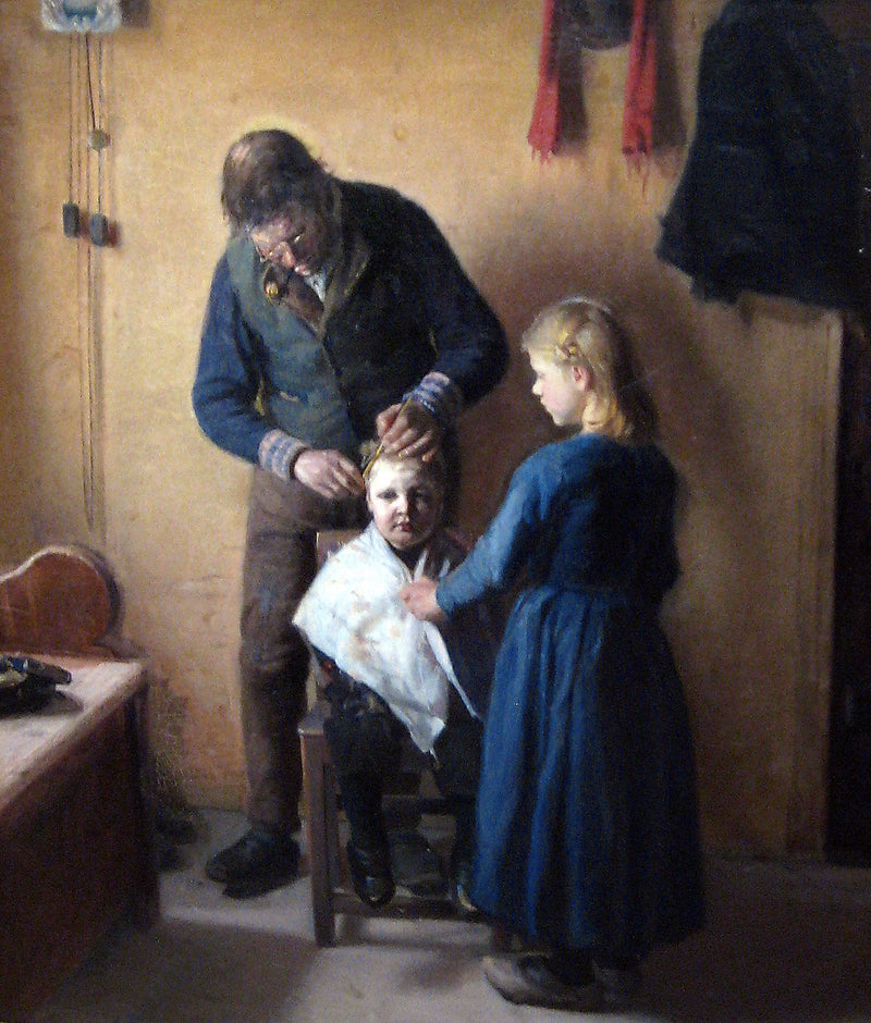 Chez le coiffeur - Anna Ancher