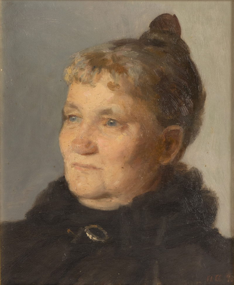 Portrait de Mme Adel Gunde. - Anna Ancher