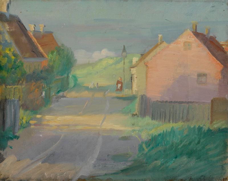 Østerbyvej. Une ruelle dans la ville est de Skagen - Anna Ancher