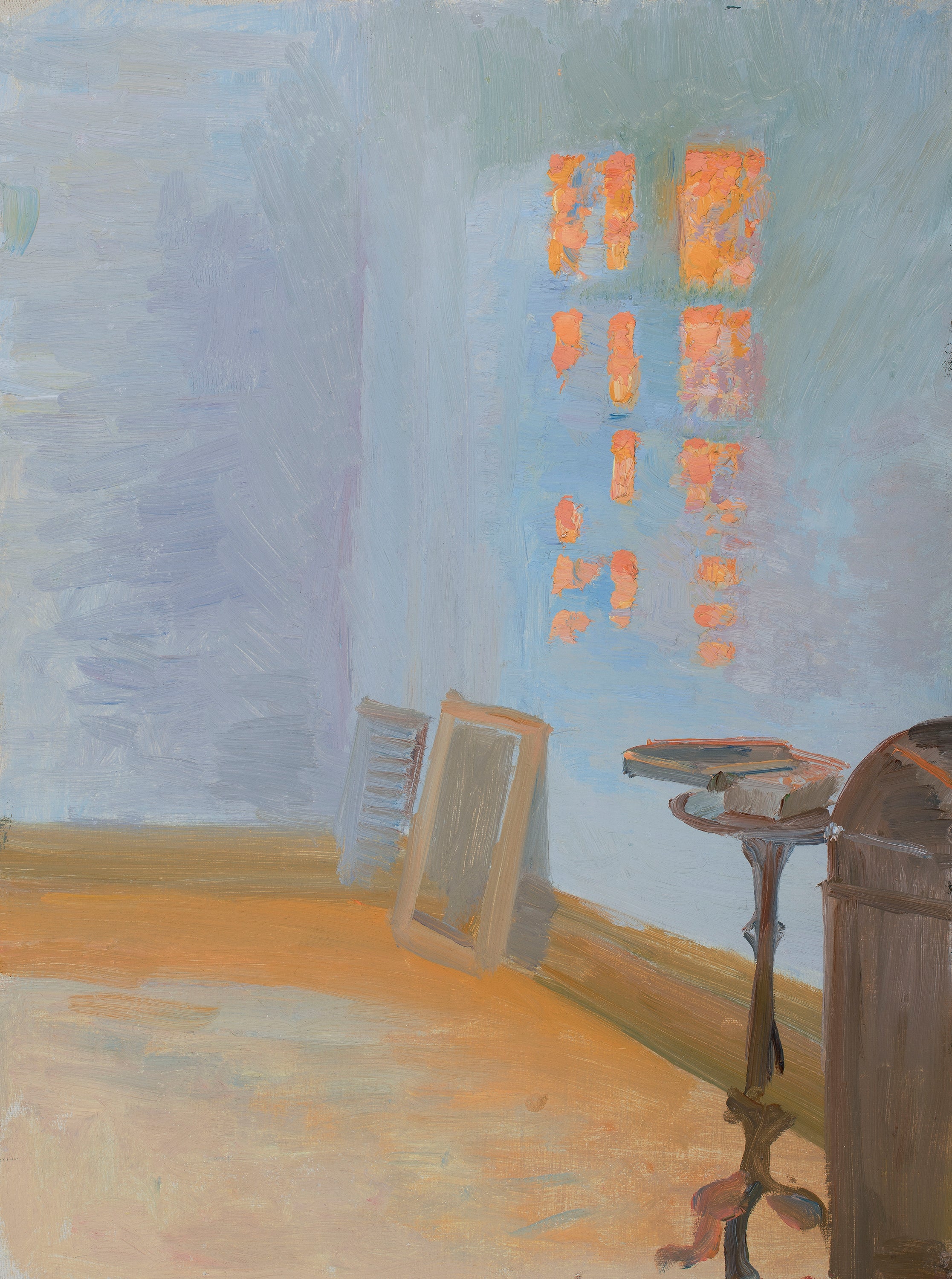 Soleil couchant dans l’atelier de l’artiste à Markvej. - Anna Ancher - Alpha Reproduction