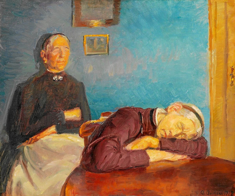 Lorsque le travail de la journée est terminé - Anna Ancher