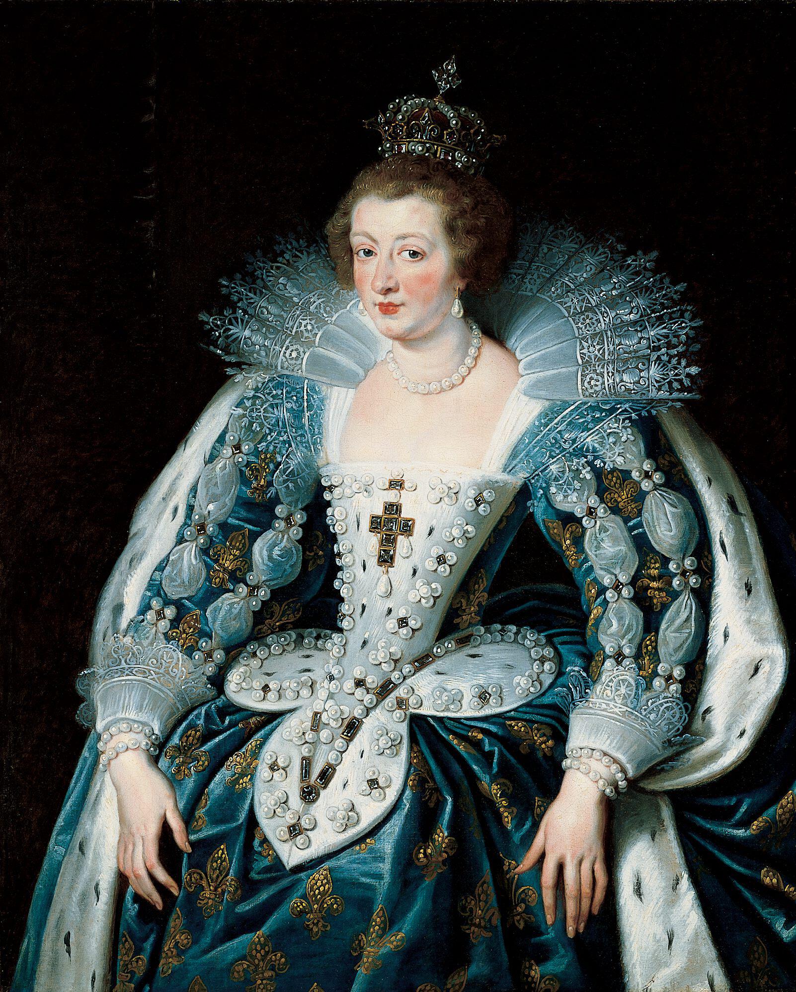 Portrait d'Anne d'Autriche - Peter Paul Rubens