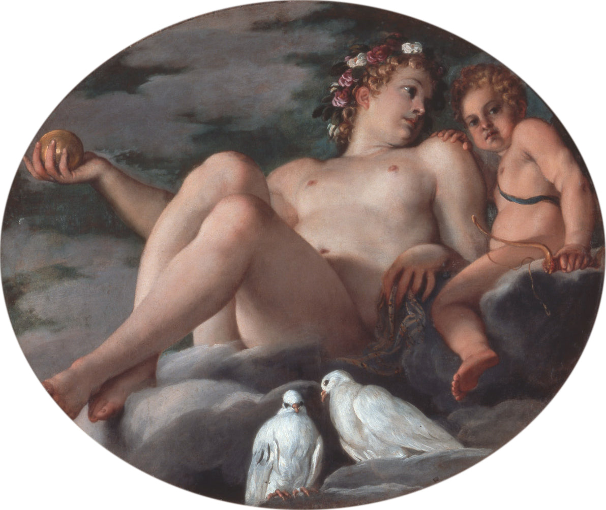 Vénus et Cupidon - Annibale Carracci - Alpha Reproduction