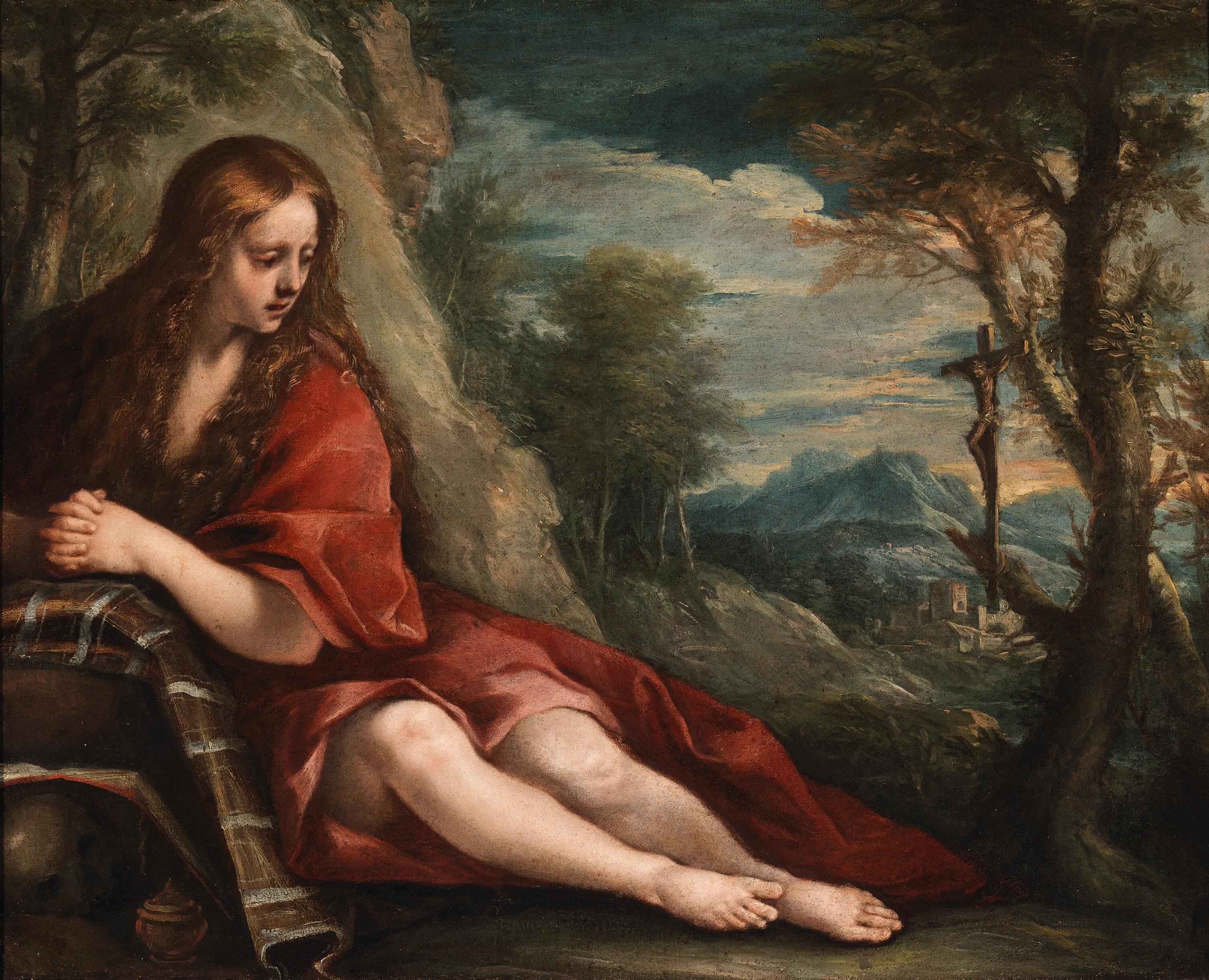 Sainte Marie-Madeleine dans le désert - Annibale Carracci - Alpha Reproduction