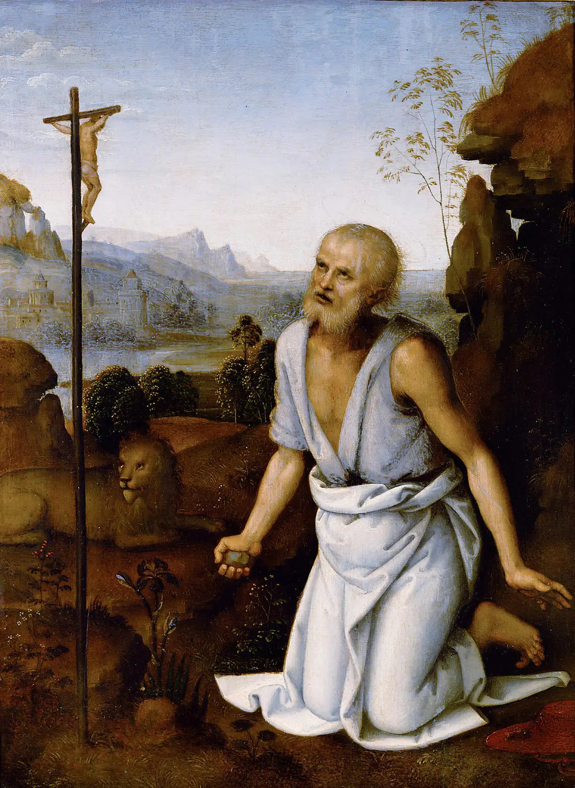 Saint Jérôme pénitent - Pietro Perugino - Alpha Reproduction
