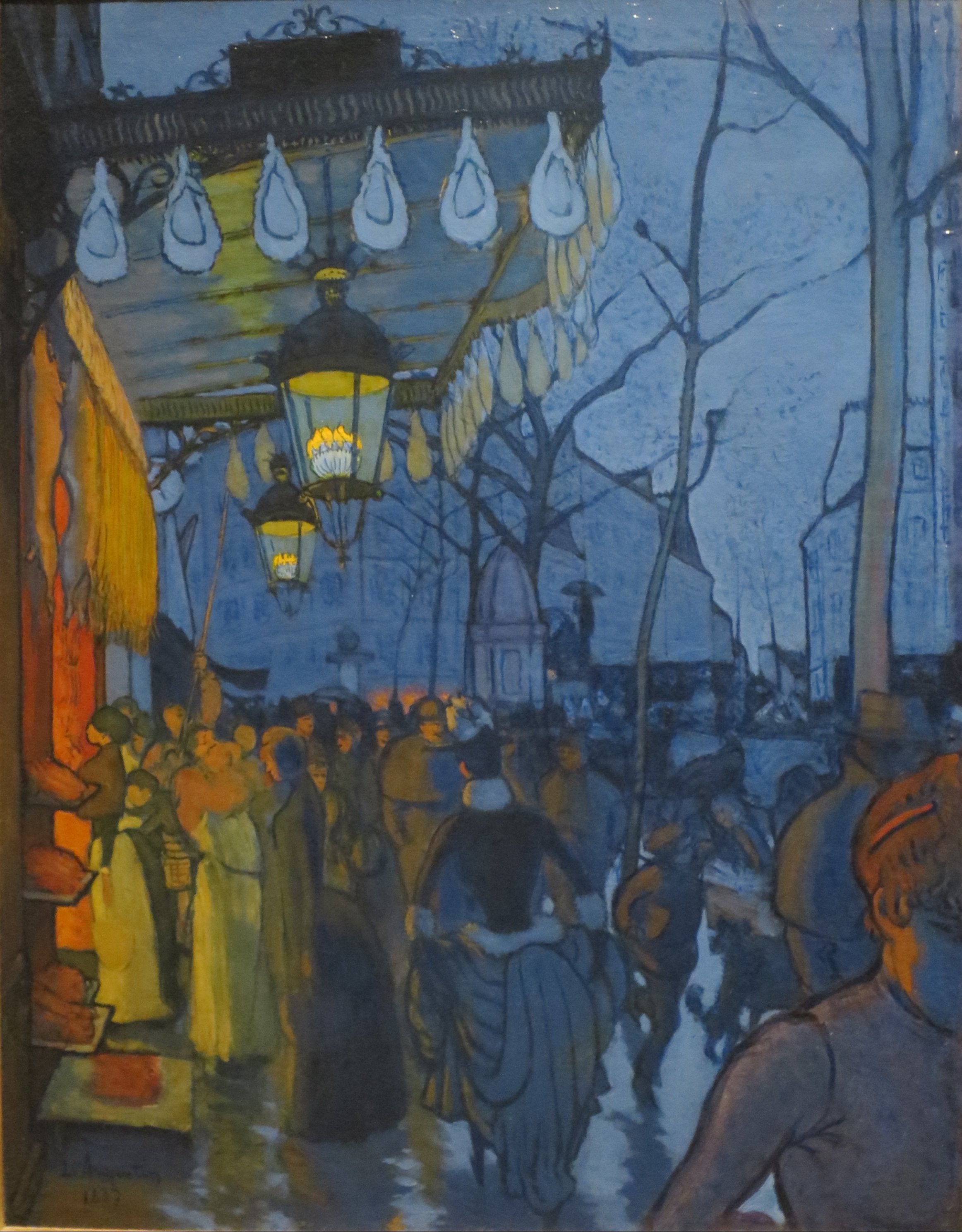 Avenue de Clichy cinq heures du soir - Louis Anquetin - Alpha Reproduction