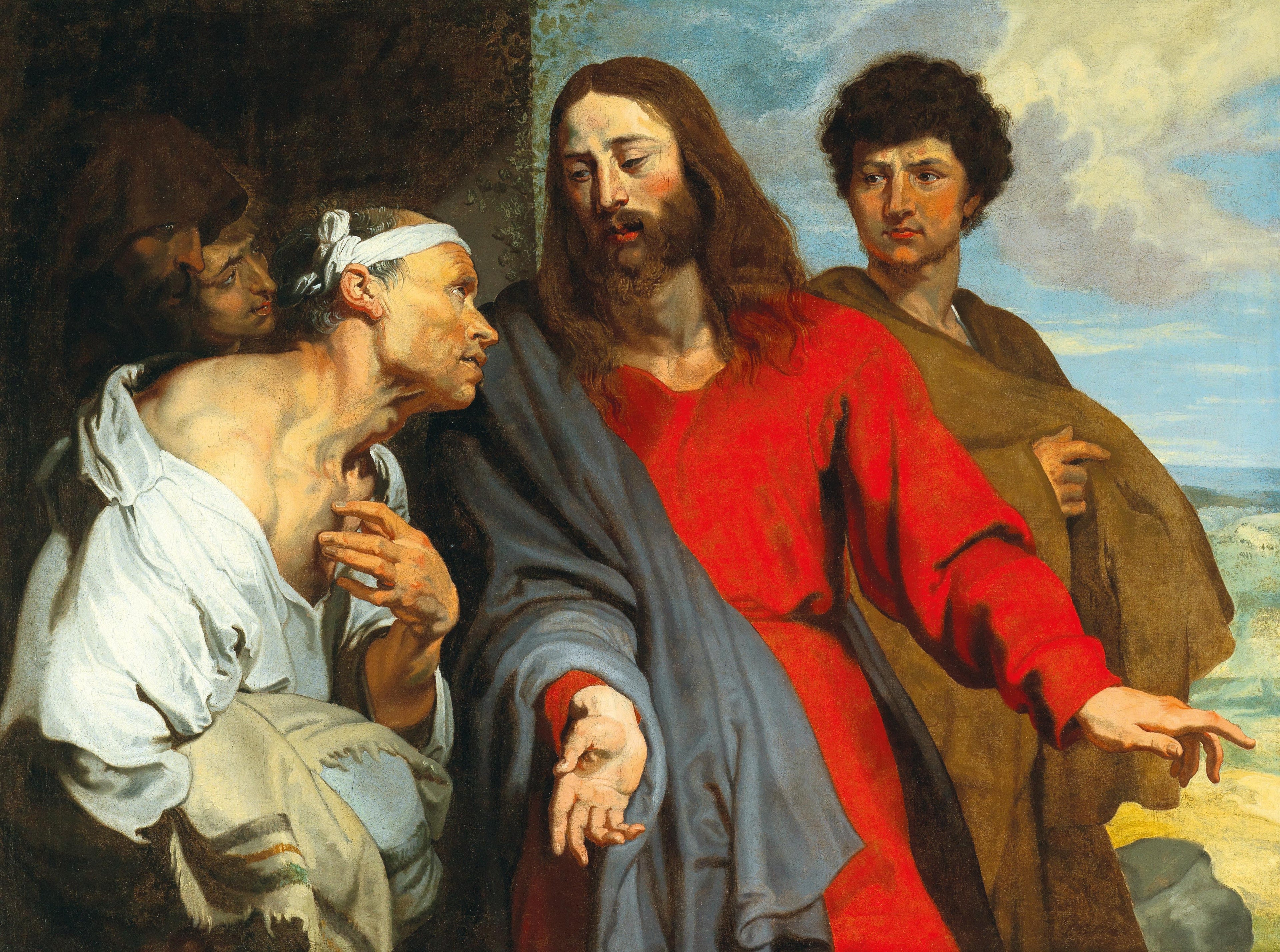 La guérison du paralytique - Antoine van Dyck