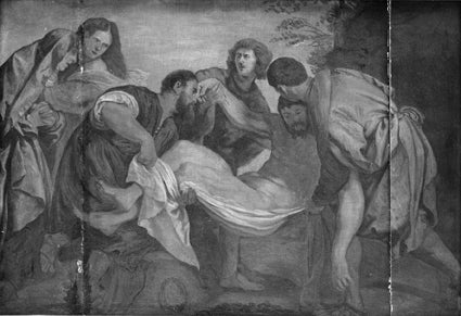 La mise au tombeau du Christ - Antoine van Dyck