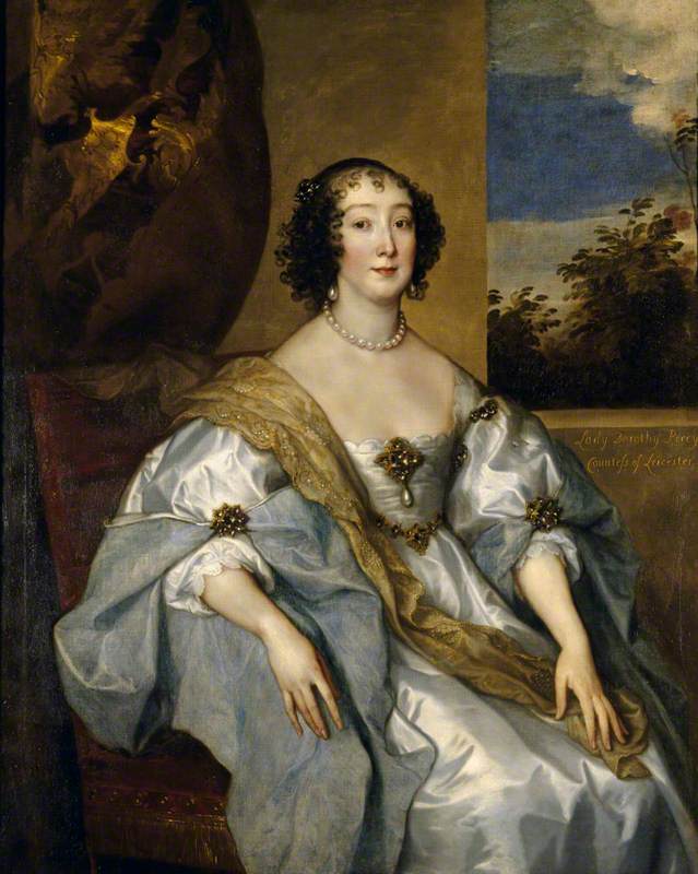 Lady Dorothy Percy, comtesse de Leicester (1598-1659) - Antoine van Dyck