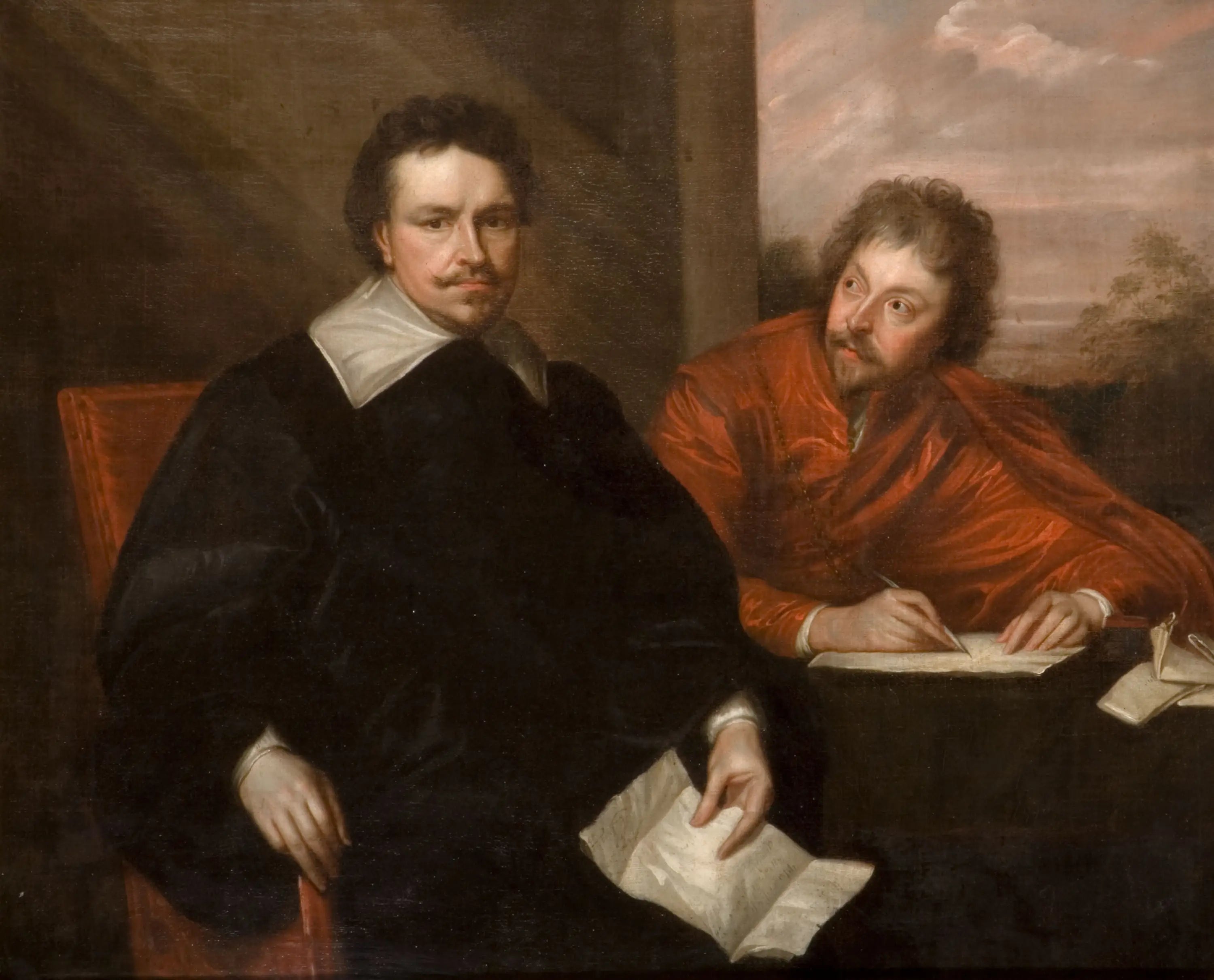 Lord Strafford et son secrétaire Sir P Mainwaring - Antoine van Dyck - Alpha Reproduction