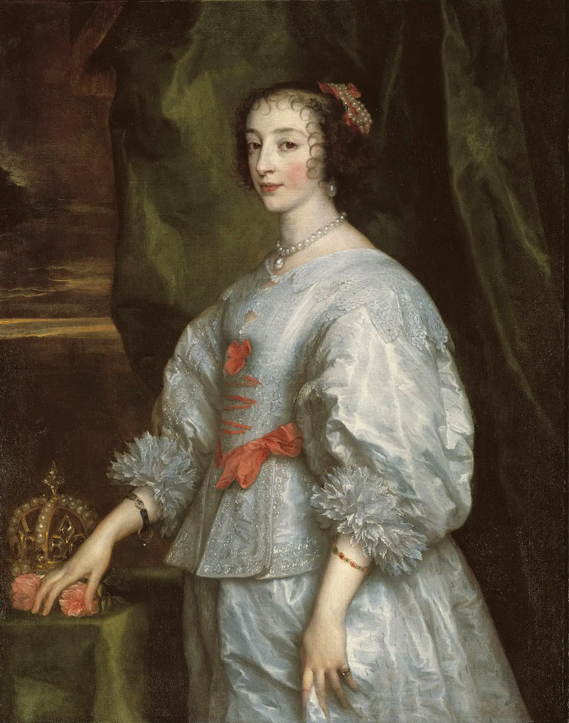 ヘンリエッタ・マリー女王（1609-1669） - アントワーヌ・ヴァン・ダイク

Source:
La reine Henriette Marie (1609-1669) - Antoine van Dyck