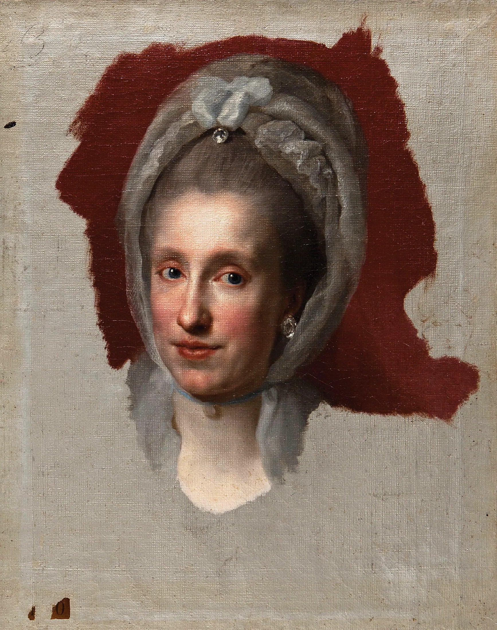 Portrait de Marie-Louise d'Espagne (1745-1792) - Anton Raphael Mengs image 1 reproduction artisanale de tableau
