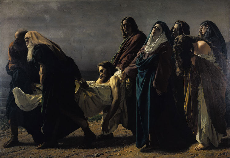 Le Christ porté au tombeau - Antonio Ciseri