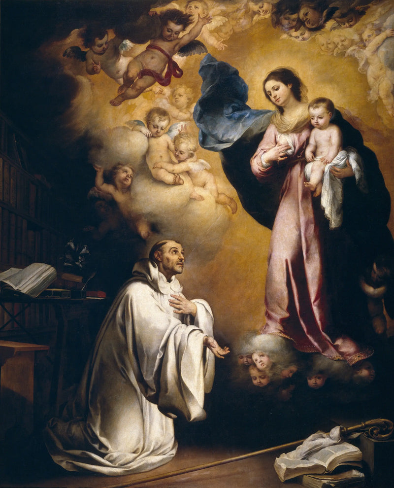 聖ベルナルドでの聖母マリアの出現 - バルトロメ・エステバン・ムリリョ

Source:
Apparition de la Vierge Marie à Saint Bernard - Bartolomé Esteban Murillo