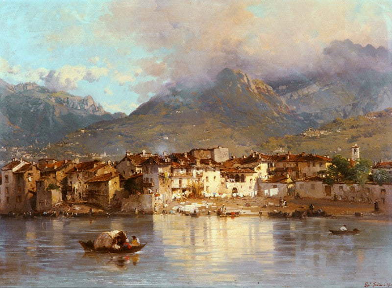 Pescarenico, quartier de Lecco - Gerolamo Induno