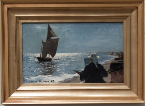 Artistes sur la plage sud de Skagen - Peder Severin Krøyer