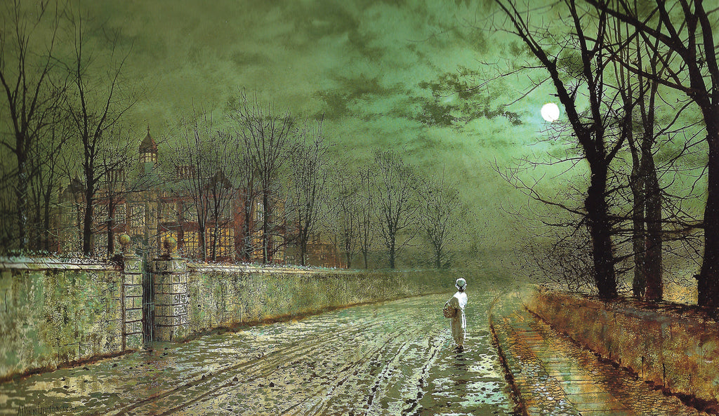 Une soirée au clair de lune - John Atkinson Grimshaw