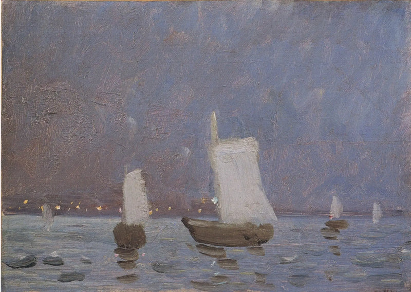 ヨット - エドゥアール・マネ