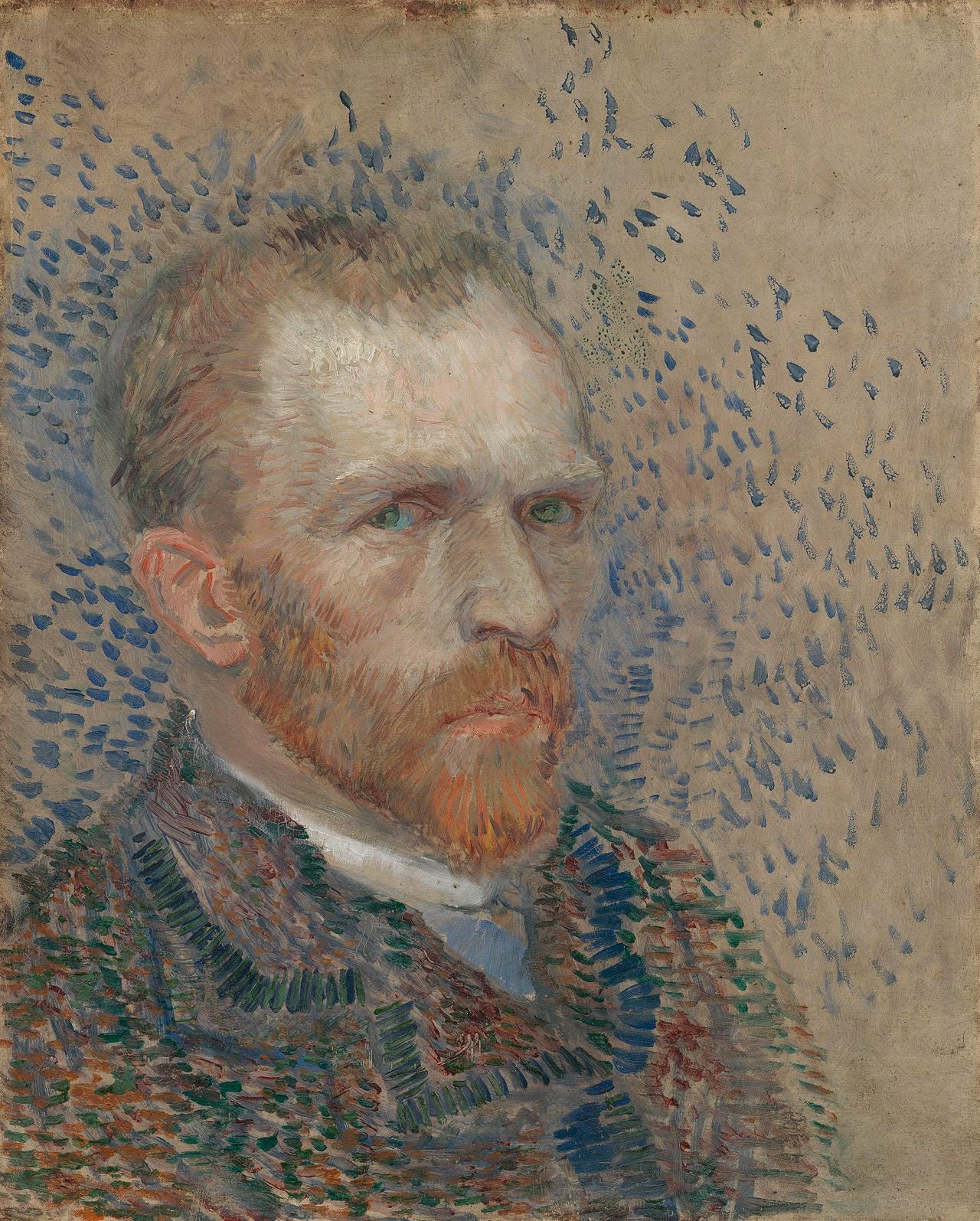🖼️ 自画像 – ヴィンセント・ヴァン・ゴッホ (1887)