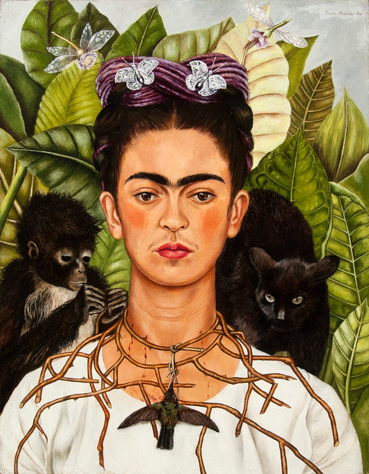 Autoportrait au collier d’épines et colibri – Frida Kahlo (1940)