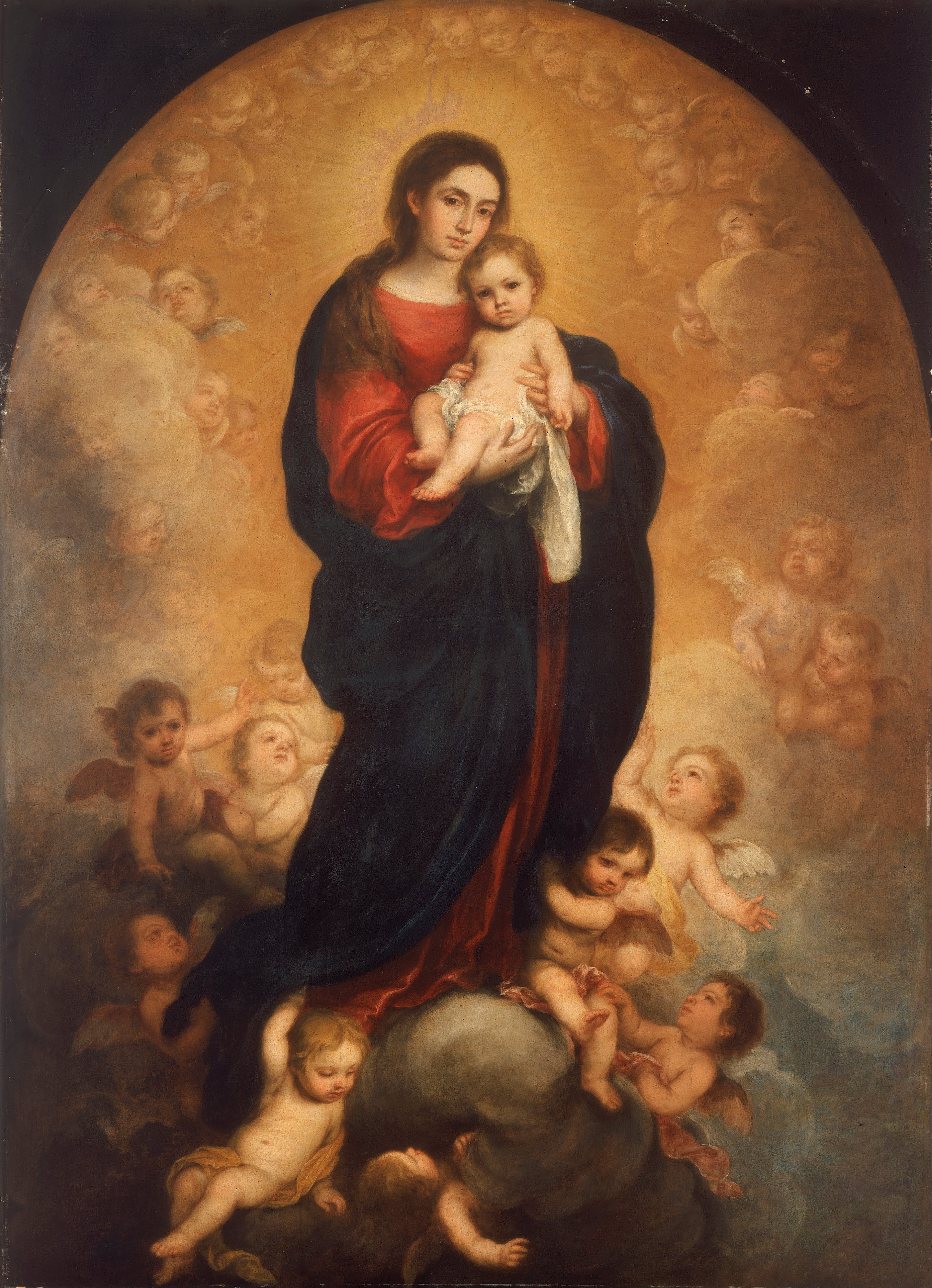 Vierge à l'Enfant en gloire - Bartolomé Esteban Murillo