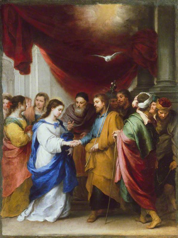 Le Mariage de la Vierge - Bartolomé Esteban Murillo