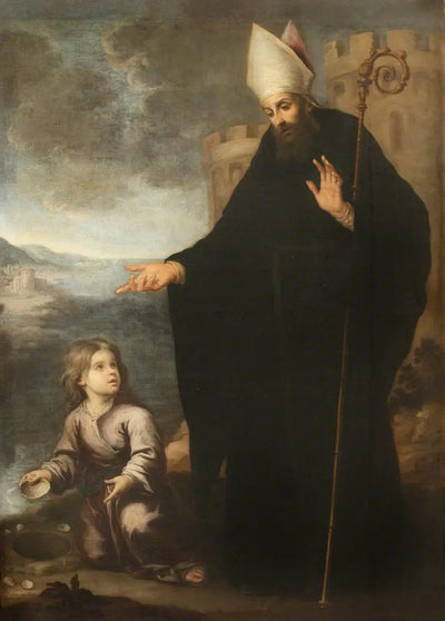 Saint Augustin et le mystère de la Trinité - Bartolomé Esteban Murillo - Alpha Reproduction