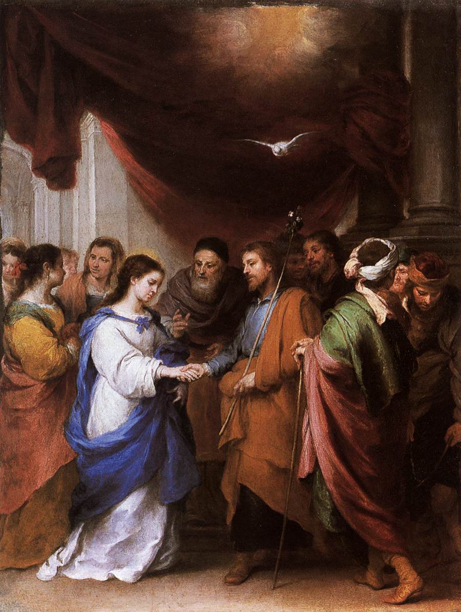 Le Mariage de la Vierge - Bartolomé Esteban Murillo