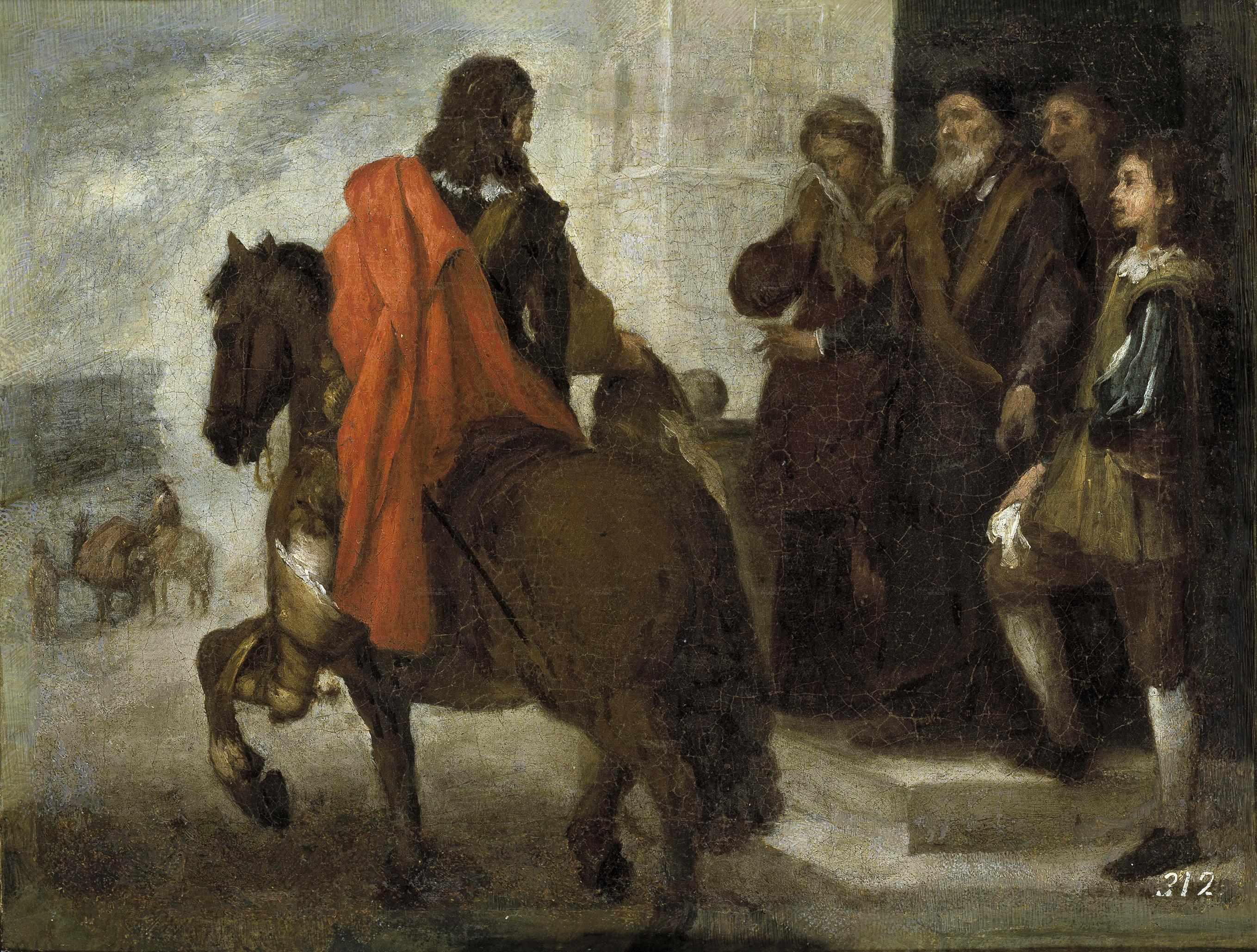 Le fils prodigue prenant congé de sa maison - Bartolomé Esteban Murillo