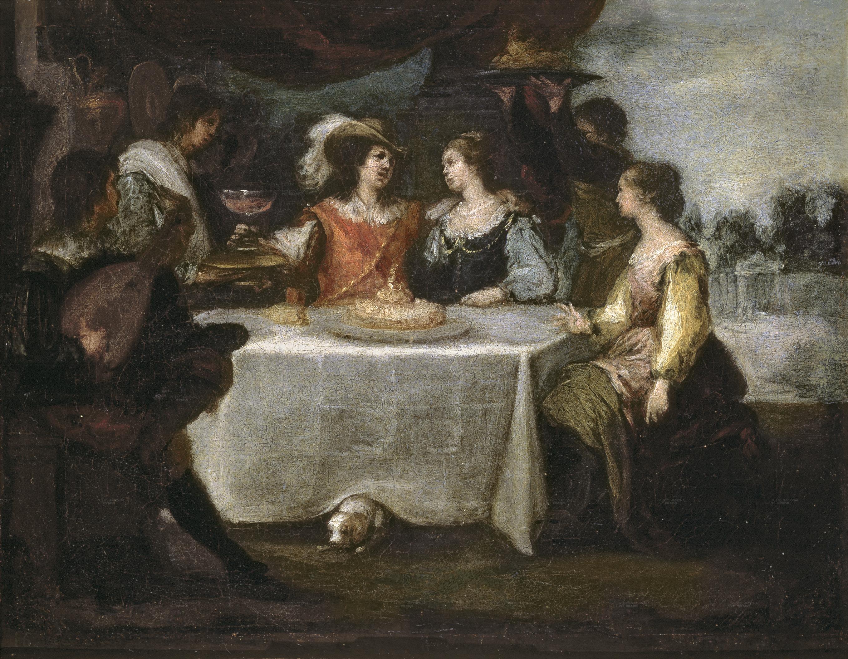 Le fils prodigue gaspillant son héritage - Bartolomé Esteban Murillo