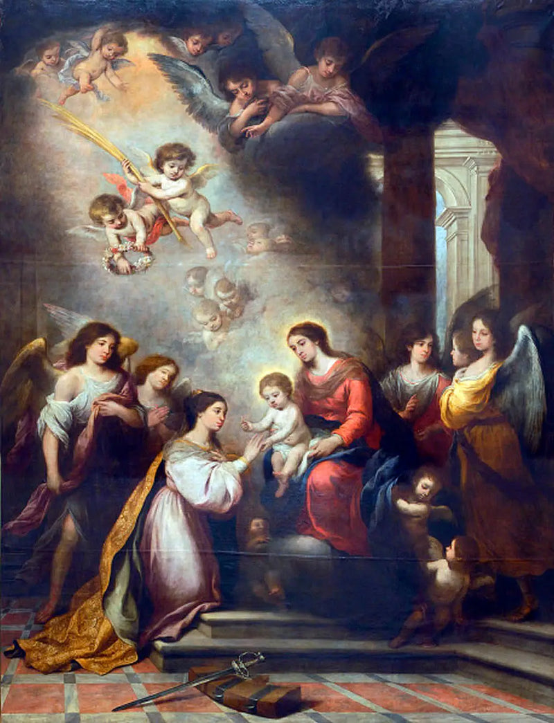 聖カタリナの神秘的な結婚 - バルトロメ・エステバン・ムリリョ

Source:
Le Mariage mystique de Sainte Catherine - Bartolomé Esteban Murillo