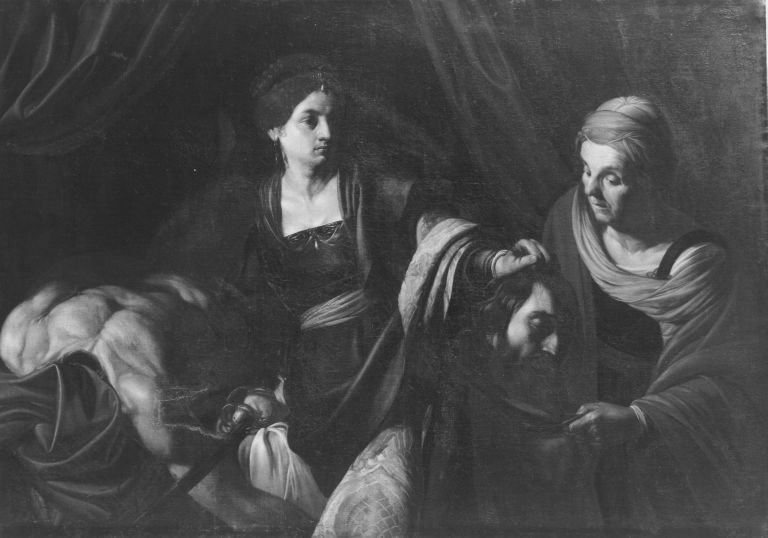 Judith avec la tête d'Holopherne - Bartolomeo Manfredi image 1 reproduction artisanale de tableau