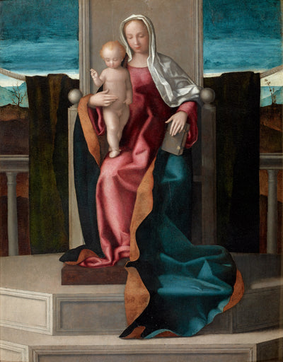 Vierge à l’Enfant sur un trône - Giovanni Bellini - Alpha Reproduction