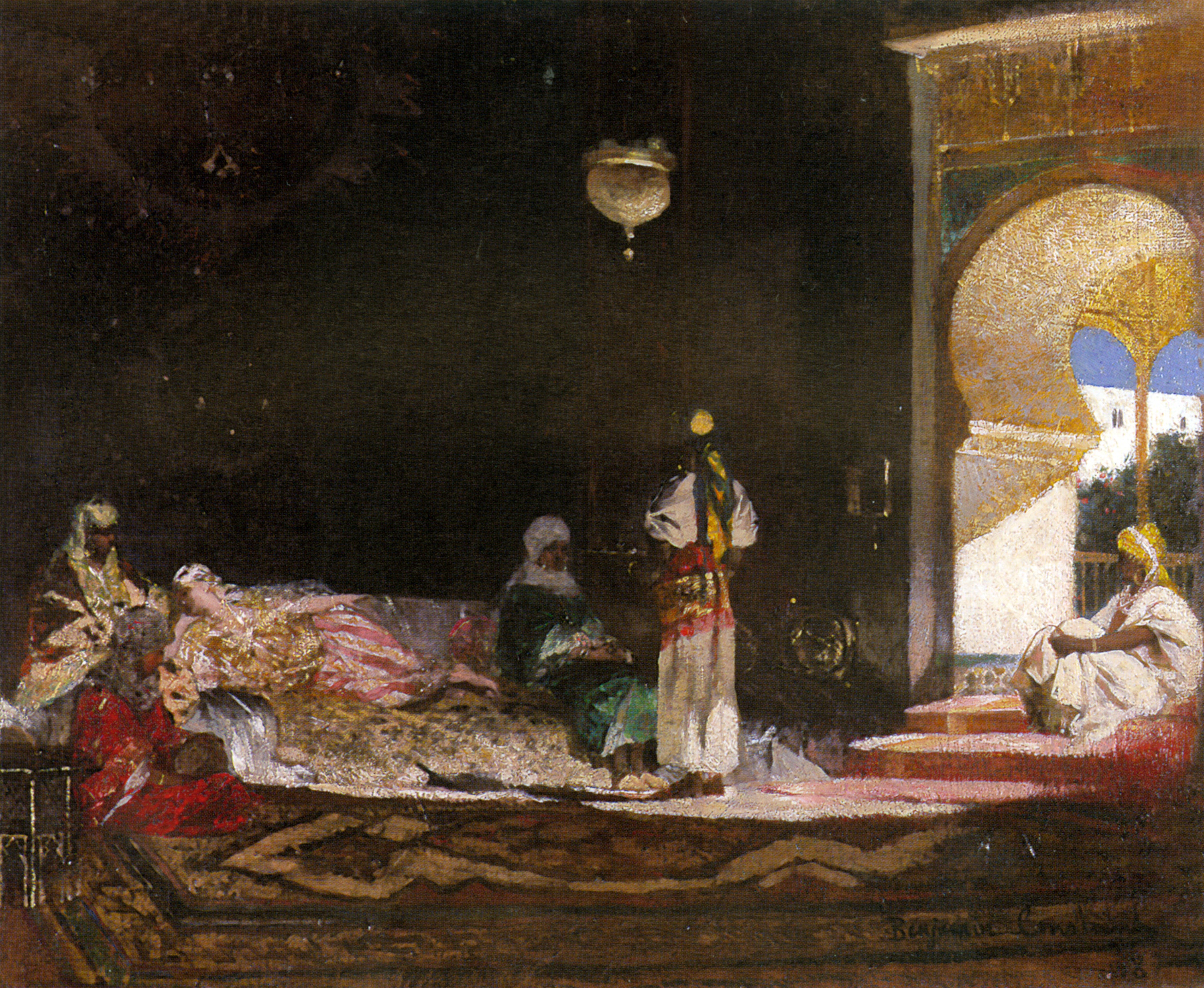 Scène de harem - Jean-Joseph Benjamin-Constant