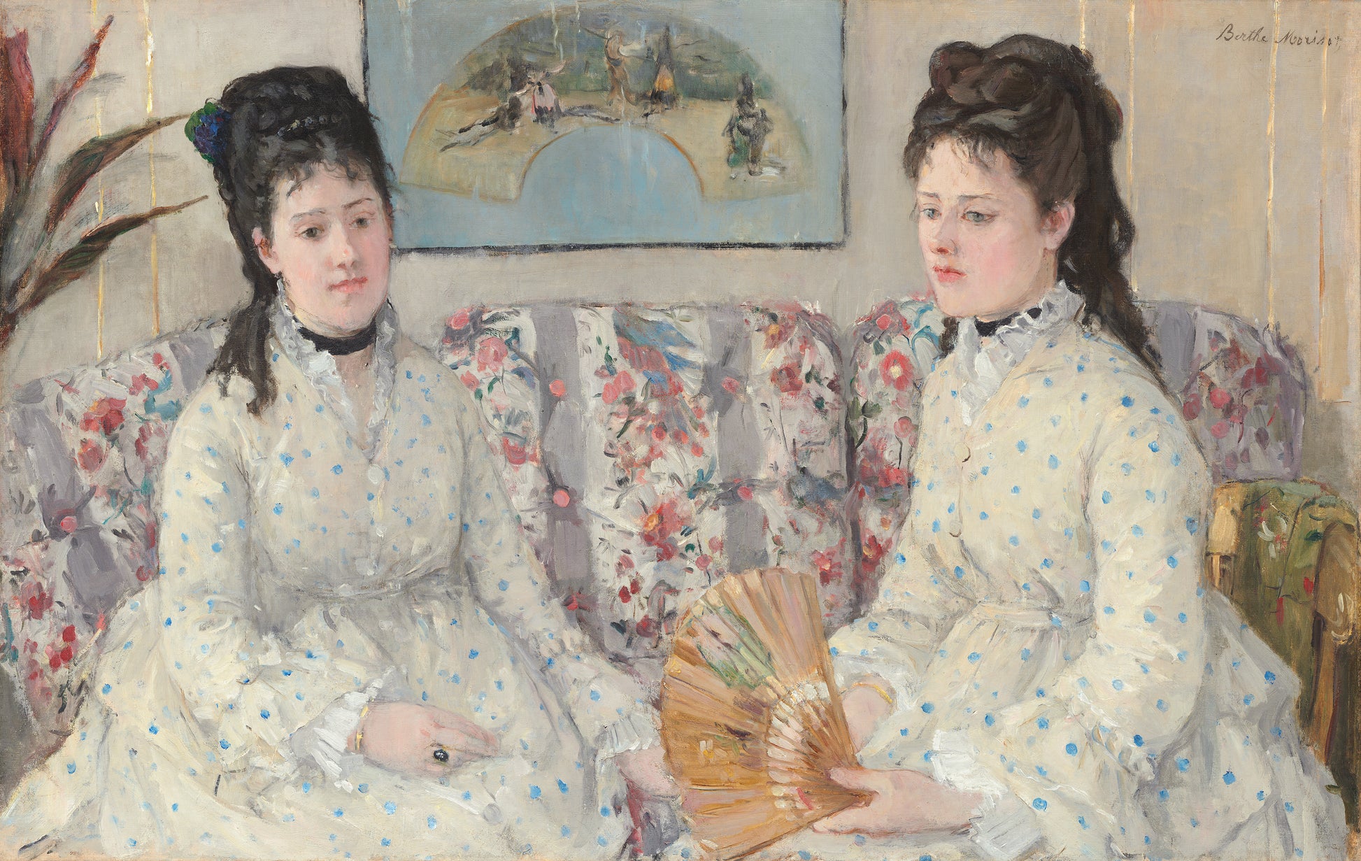 Reproduction du tableau « Les sœurs - Berthe Morisot » par Alpha Reproduction en peinture à l’huile