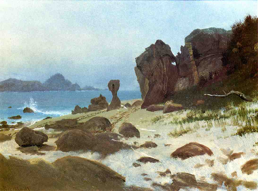 Baie de Monterey - Albert Bierstadt