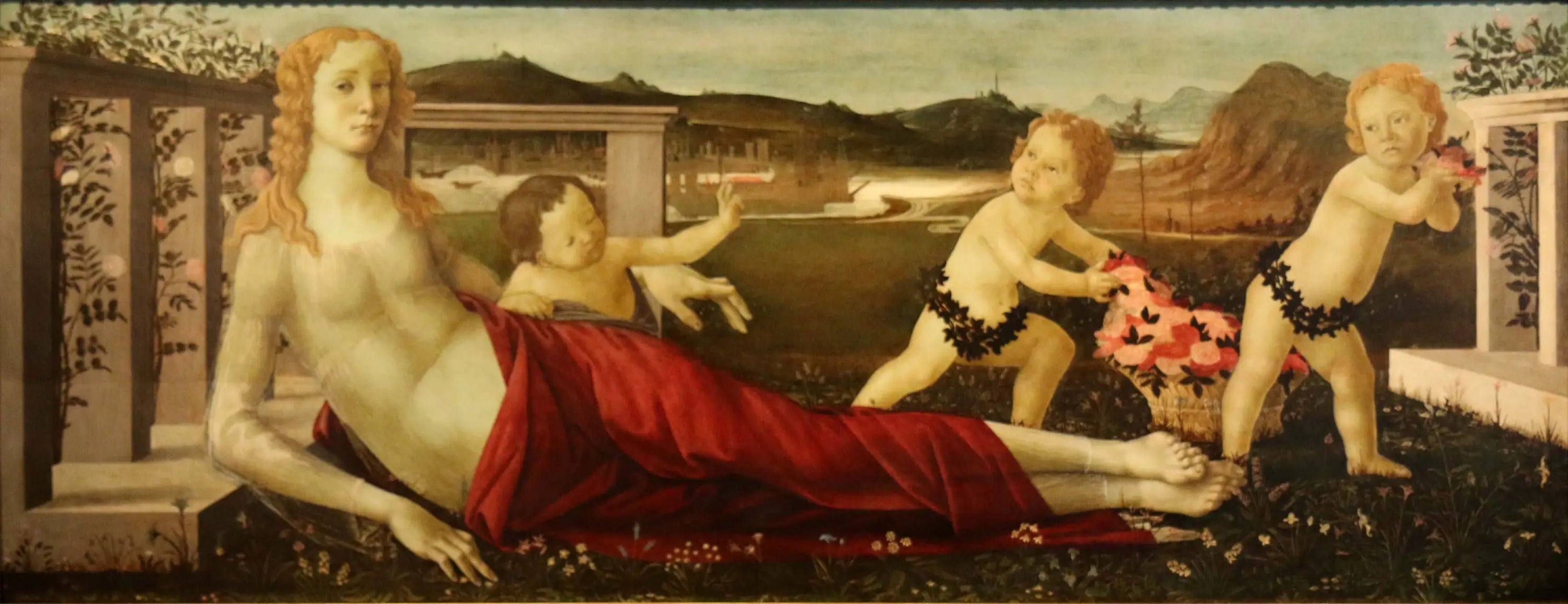 Vénus et trois putti - Sandro Botticelli - Alpha Reproduction