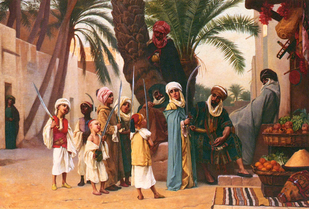 La quête de l'Aïd-Srir, à Biskra - Gustave Boulanger