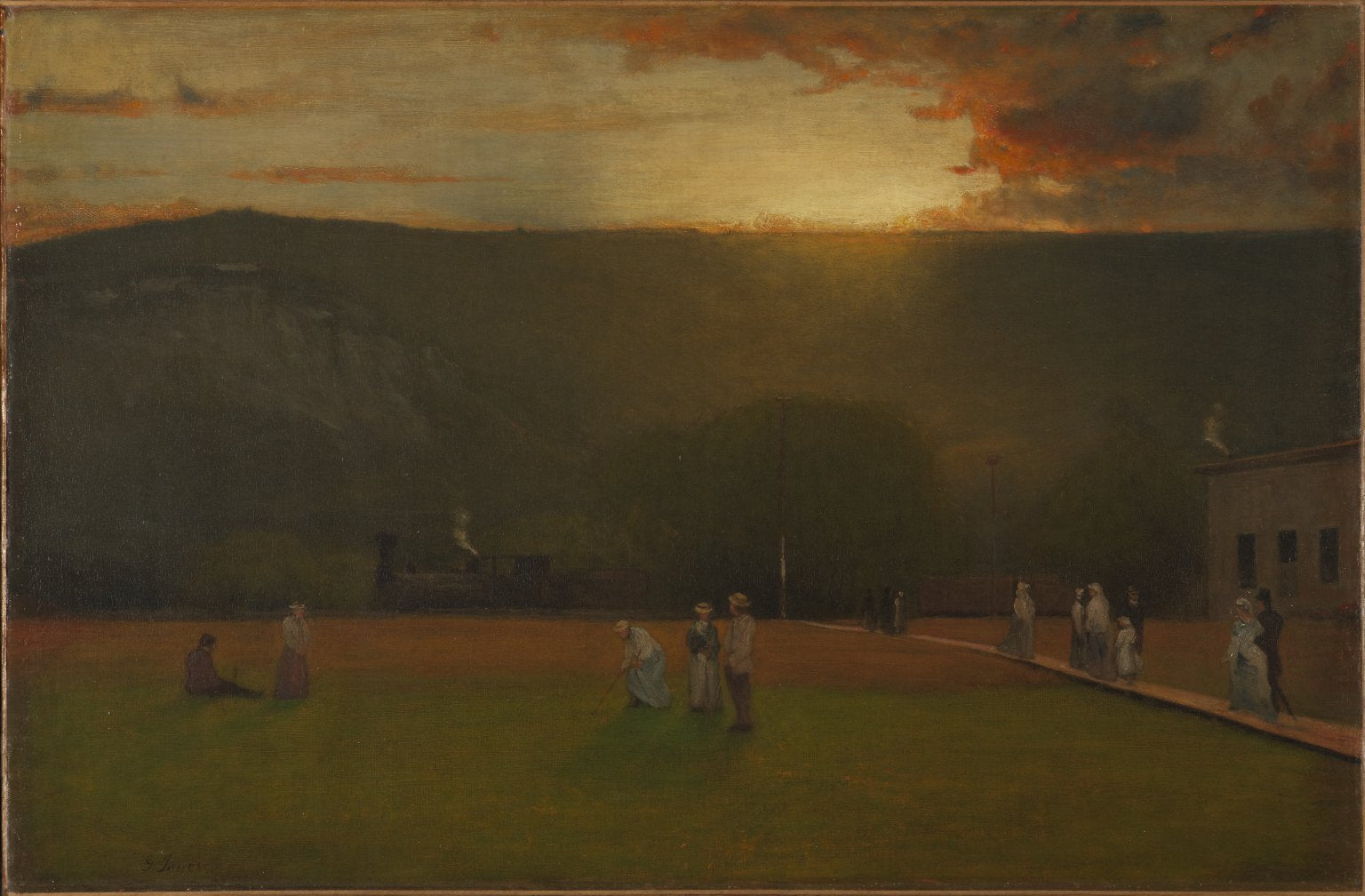La rigueur du jeu, Kearsarge Hall, North Conway, New Hampshire - George Inness