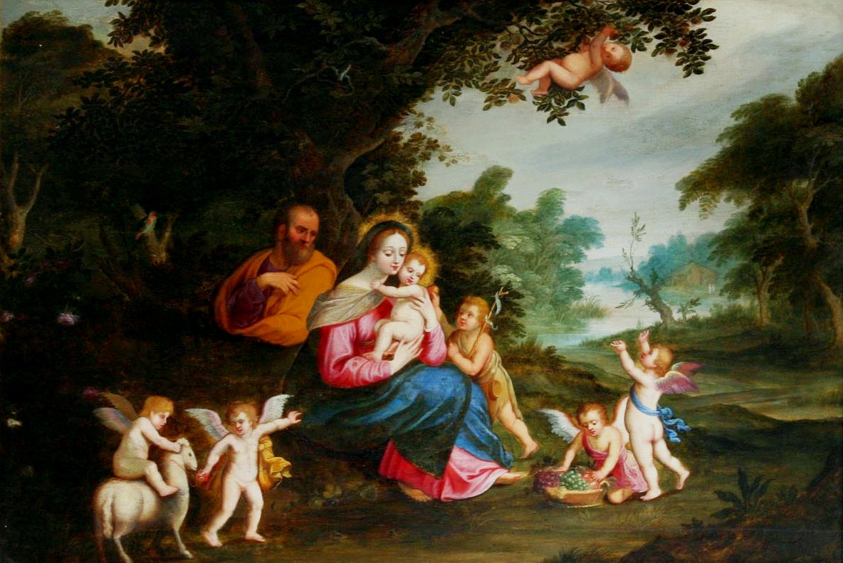 Le Repos pendant la fuite en Égypte - Jan Brueghel l'Ancien