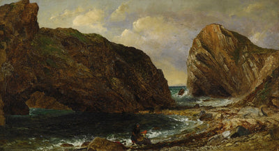 Au bord de la mer Lulworth - Jasper Francis Cropsey - Alpha Reproduction