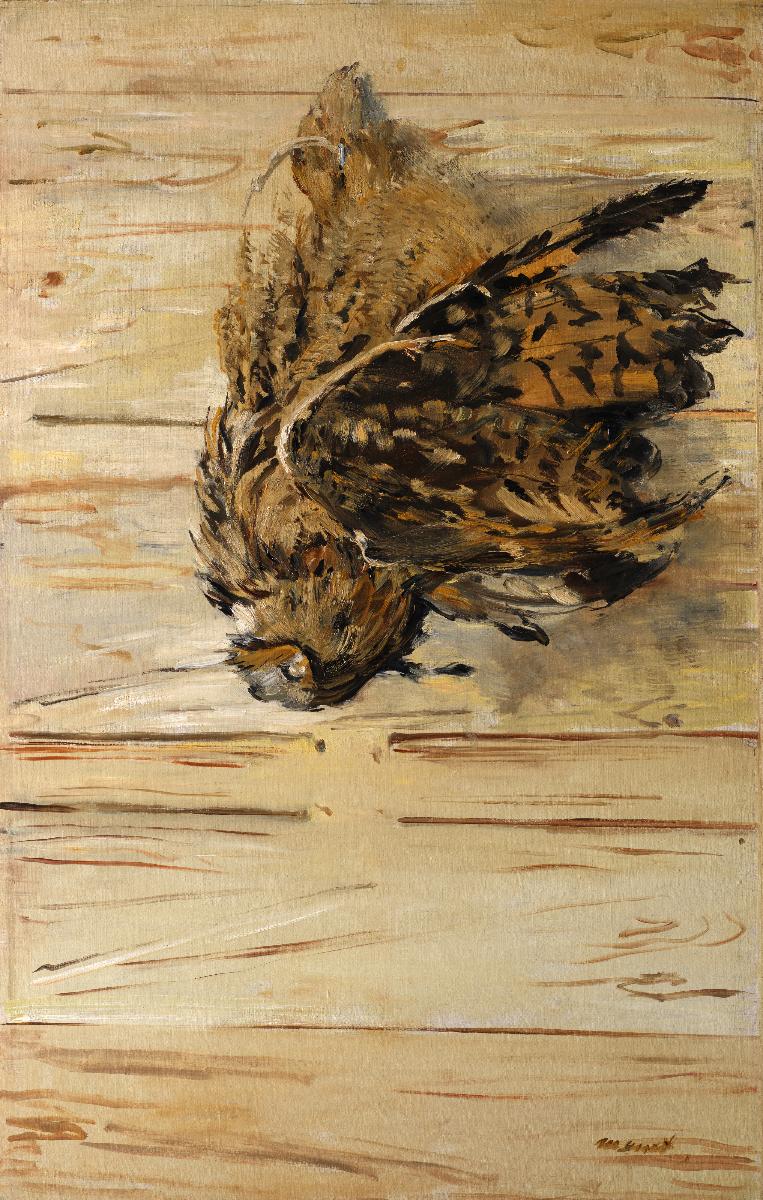 Reproduction du tableau « Le Grand-duc - Édouard Manet » par Alpha Reproduction en peinture à l’huile