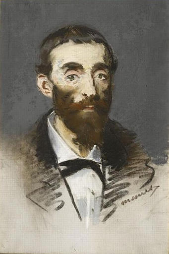 Reproduction du tableau « Portrait de Jean de Cabanes, dit Cabaner, musicien - Édouard Manet » par Alpha Reproduction en peinture à l’huile