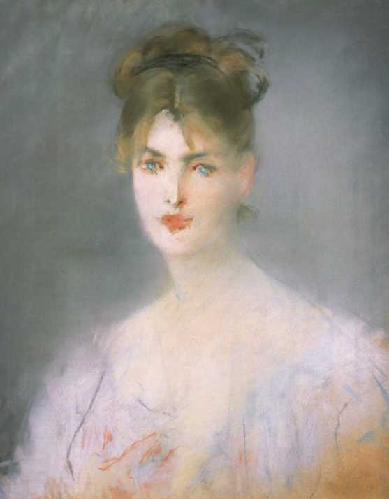Reproduction du tableau « Tête de Jeune Femme (Ellen Andrée) - Édouard Manet » par Alpha Reproduction en peinture à l’huile